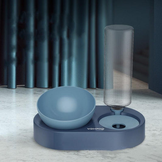 The All-In-One Pet Feeding Station: Automatic Double Bowl And Water Dispenser-5