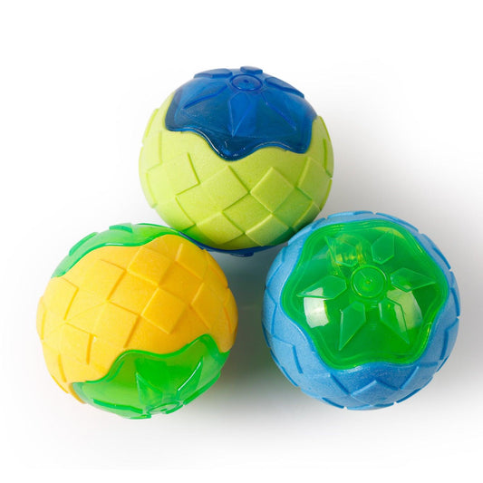 Glowing Audible Dog Toy Ball - Floatable, Teeth-Grinding Pet Toy-0