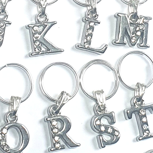 Small A-Z Letter Pet Cat Collar Charms-0